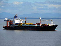 JULIE — Container Ship, Republic of Liberia flag, built 2002