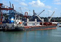 HMZ ISLAND — Bulk Carrier, Barbados flag, built 2002