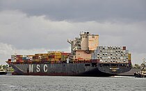 MSC SHANGHAI V — Container Ship, LIBERIA flag, built 2002
