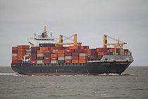 TSS AMBER — Container Carrier, Panama flag, built 2000