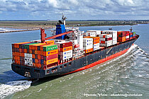 VELIKA — Container Carrier, Liberia flag, built 2002