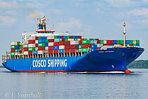 COSCO ANTWERP — Container Ship, United Kingdom flag, built 2001