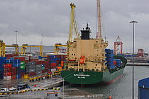 MIRIAM BORCHARD — Container Ship, Antigua and Barbuda flag, built 2004