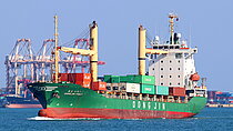 DONGJIN FIDES — Container Ship, Korea (Republic of flag, built 2002