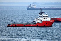 GERALD WARLOCK — Offshore Supporttowing Anchor Handling And Fire Fighting Vessel, Saint Vincent and The Grenadines flag, built 2003