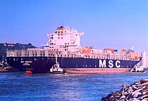 MSC VANESSA — Container Ship, Panama flag, built 2003