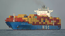 MSC REN V — Container Ship, Liberia flag, built 2002
