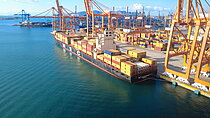 MSC JOHANNESBURG V — Container Ship, Liberia flag, built 2003
