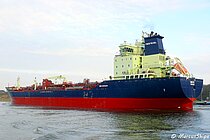 MONJASA TRADER — Oil And Chemical Tanker, Liberia flag, built 2005