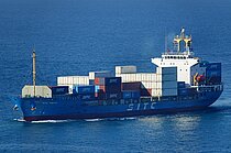 BENITA — Container Ship, St.Kitts and Nevis flag, built 2002