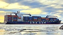 CMACGM FORT ST LOUIS — Container Ship, Cyprus flag, built 2003