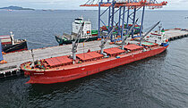 NJ PLUTO — Bulk Carrier, St. Kitts and Nevis flag, built 2003
