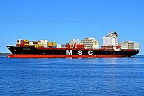 MSC BANU III — Container Ship, Panama flag, built 2004
