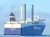 VILLE DE BORDEAUX — Ro Ro Cargo Ship, France flag, built 2004