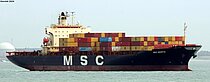 MSC MANYA — Container Ship, Liberia flag, built 2003