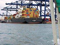 ROMANOS — Container Ship, HONG KONG flag, built 2003