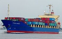 HF SPIRIT — Container Ship, Hong Kong, China flag, built 2002
