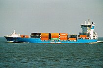 TINA — Container Ship, Netherlands flag, built 2003