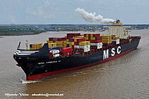 MSC YAMUNA VI — Container Ship, Portugal (MAR flag, built 2004