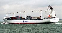 MAERSK NAMIBIA — Container Ship, Singapore flag, built 2004