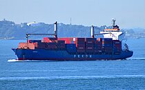 KONRAD — Container Ship, Liberia flag, built 2005
