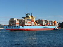LARS MAERSK — Container Ship, DENMARK flag, built 2004