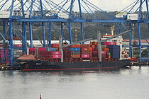 MIZAR — Container Ship, LIBERIA flag, built 2005