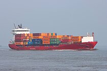 LYNN — Container Ship, Barbados flag, built 2007