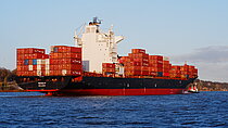 RENA P — Container Carrier, Marshall Islands flag, built 2007