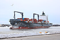 LUCIE SCHULTE — Container Ship, Singapore flag, built 2006