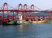 XIN DAN DONG — Container Ship, CHINA flag, built 2006