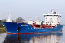 ALJAZIAH — Double Hull Oil And Chemical Carrier, Panama flag, built 2006