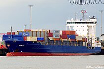 AKACIA — Container Ship, Portugal (Madeira) flag, built 2005