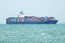 BRICKELL — Container Ship, Marshall Islands flag, built 2007