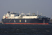 OB RIVER — Gas Tanker, Marshall Islands flag, built 2007