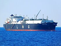 AMUR RIVER — Gas Tanker, Marshall Islands flag, built 2008