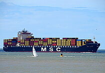 MSC LEIGH — Container Ship, Panama flag, built 2006