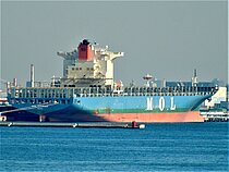 MOL COURAGE — Container Ship, Japan flag, built 2008