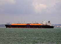 METHANE NILE EAGLE — Membrane Tank Liquefied Natural  Gas Carrier, Bermuda flag, built 2004