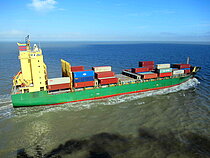 CAPE FLORES — Container Ship, Marshall Islands flag, built 2005