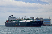 CHEIKH BOUAMAMA — Gas Tanker, Bahamas flag, built 2008