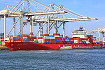 NAVIOS VERMILION — Container Ship, Marshall Islands flag, built 2007
