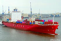 NAVIOS VERDE — Container Ship, Marshall Islands flag, built 2007