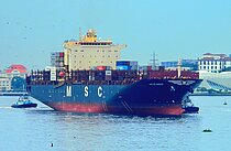 MSC LOS ANGELES — Container Ship, Liberia flag, built 2007