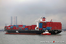 SSF DYNAMIC — Container Ship, SINGAPORE flag, built 2007