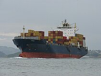 BSG BIMINI — Container Ship, Liberia flag, built 2007