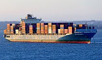 MOL ENDOWMENT — Container Ship, Liberia flag, built 2007