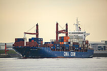 MED STAR — Container Ship, Liberia flag, built 2007