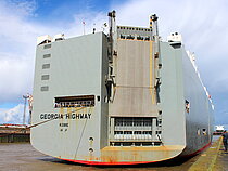 GEORGIA HIGHWAY — Ro Ro Cargo Ship, JAPAN flag, built 2007
