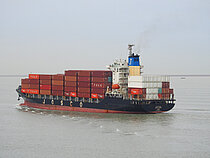 JIANG YUAN XING FU — Container Ship, CHINA flag, built 2006